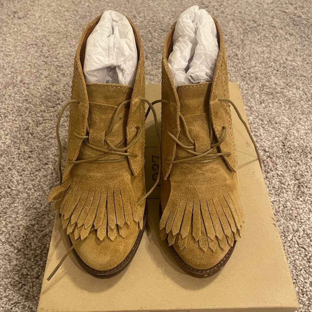 Madewell fringe bootie size 8
